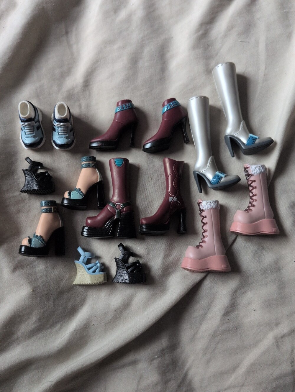 Barbie My Scene Doll Shoe Boot Lot Y2K Vintage